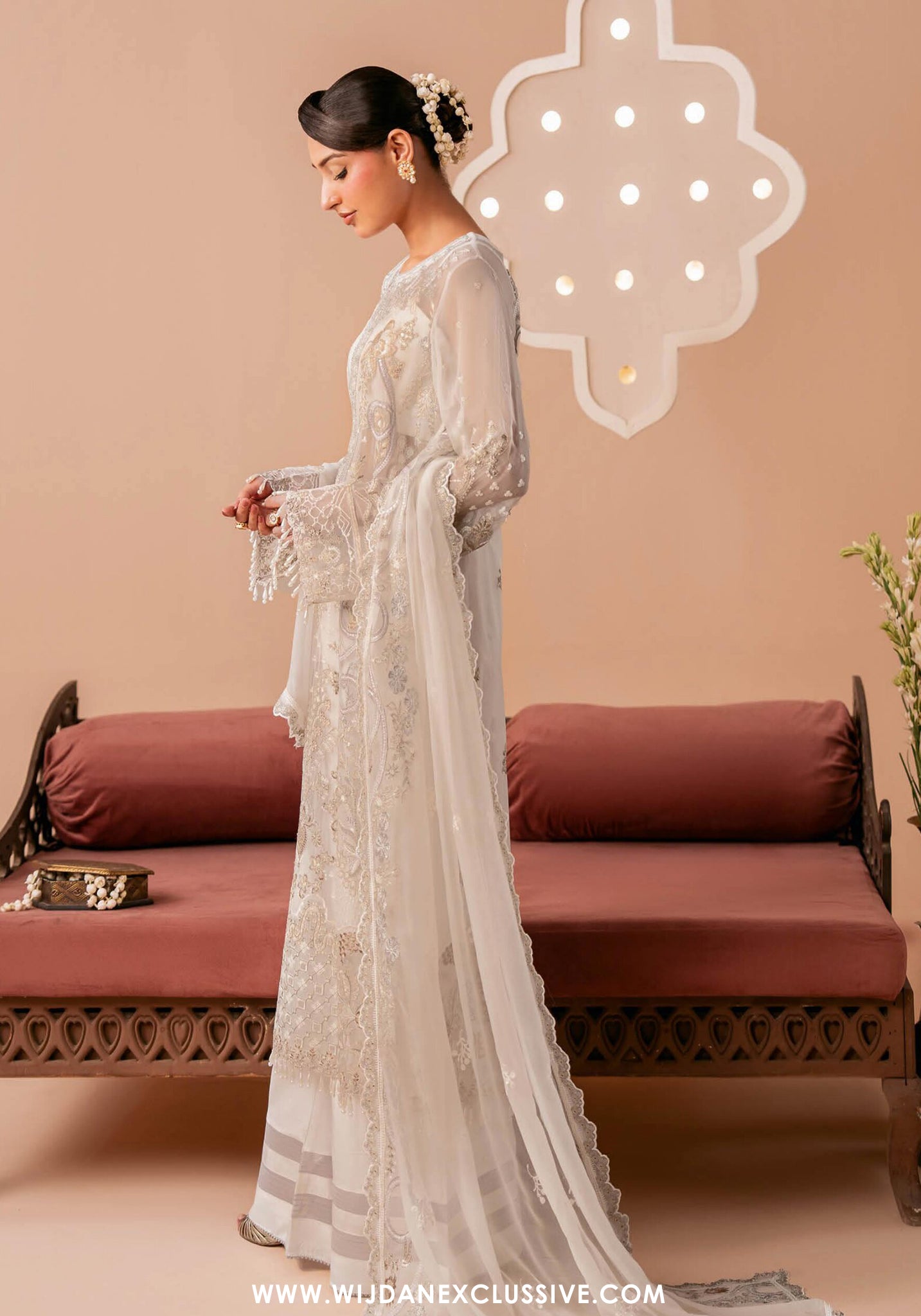 Dastak by Ramsha | Unstitched Luxury Formal Chiffon Collection - 2026 (D-02)