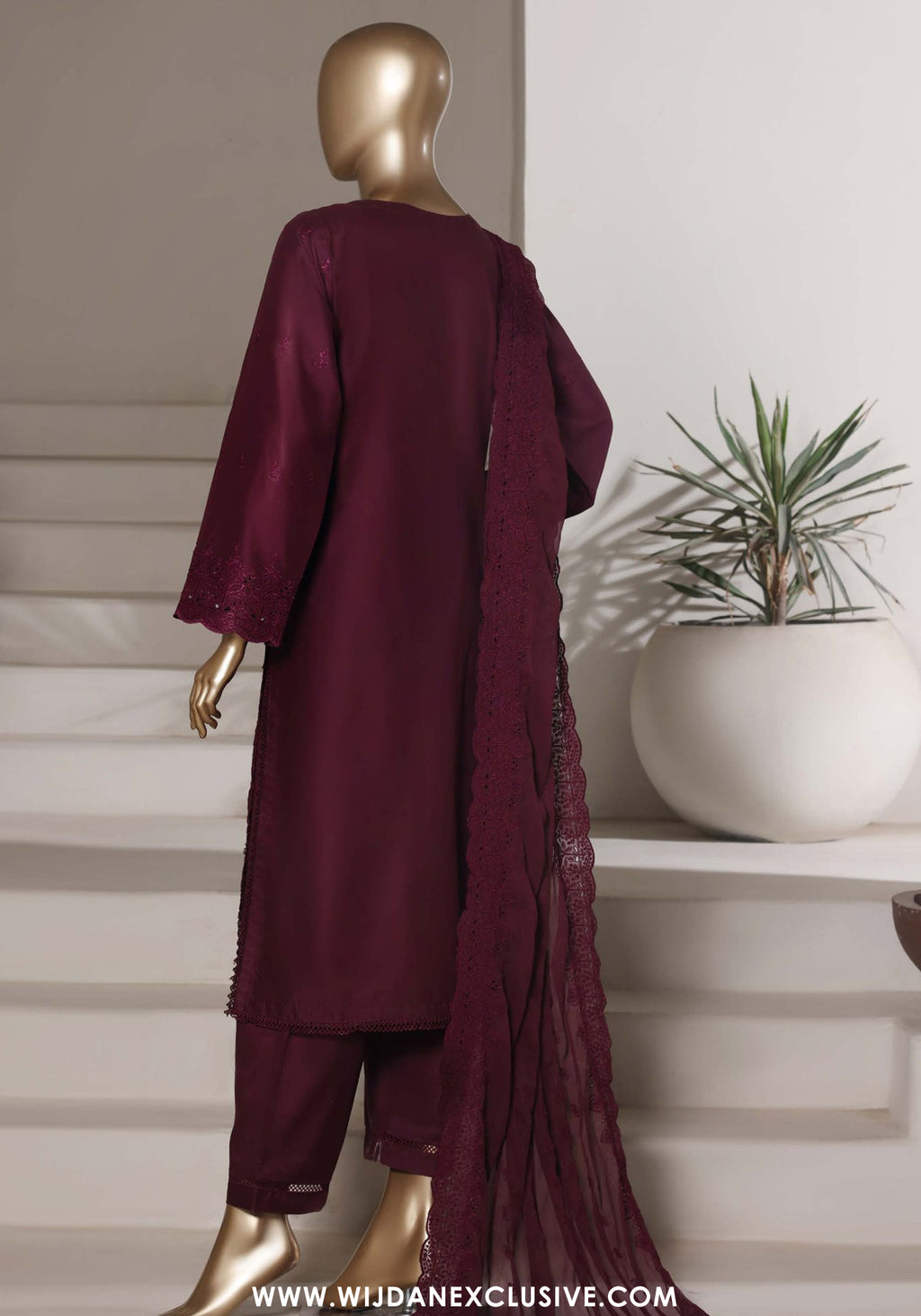 Sadabahar Chikankari Stitched Laser Work Vol-II Collection - 2026 (D-02)