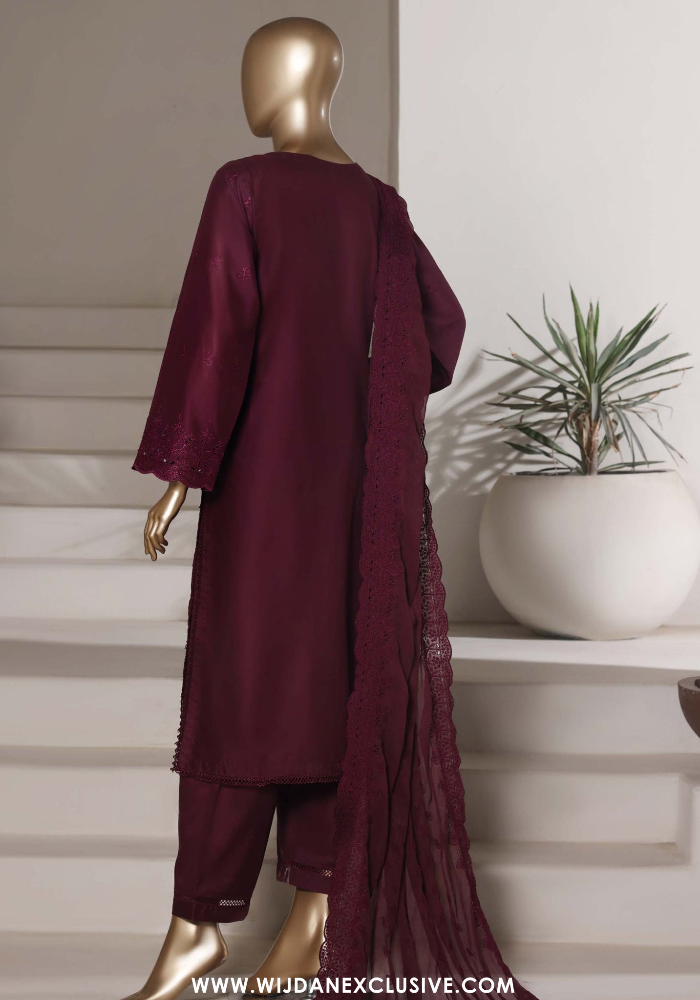 Sadabahar Chikankari Stitched Laser Work Vol-II Collection - 2026 (D-02)