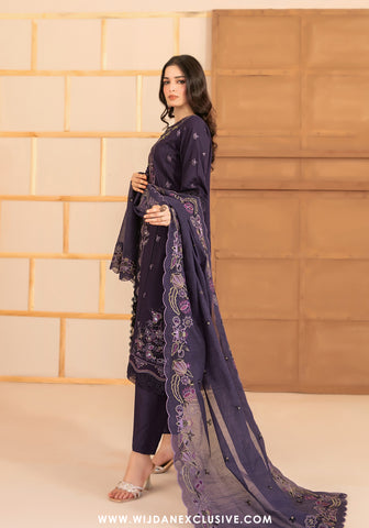 Tawakkal Mahani Semi-Stitched Fancy Embroidered Collection - 2025 D-4312