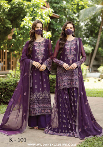 Naayab Kuch Khas Unstitched Collection - 2025 by Flossie Vol-01 K-101