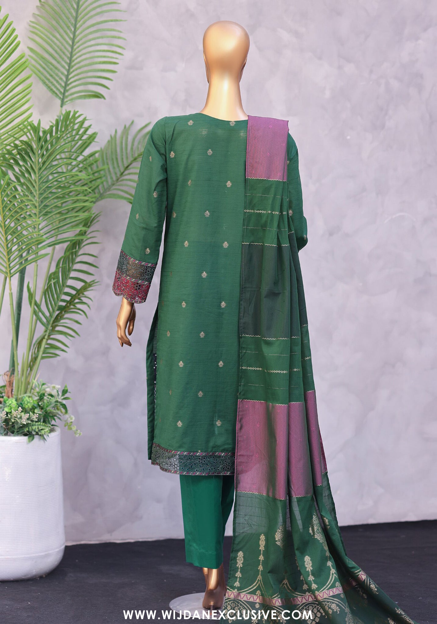 HZ Turkish Jacquard Embroidered Unstitched Vol-01 Collection - 2026 (TJE-7113)