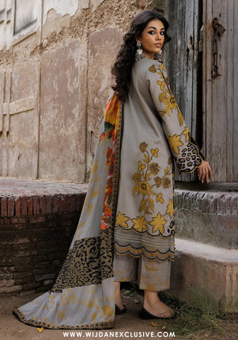 Combination by Charizma | Unstitched Embroidered Linen Vol-II Winter - 2025 CCW6-14