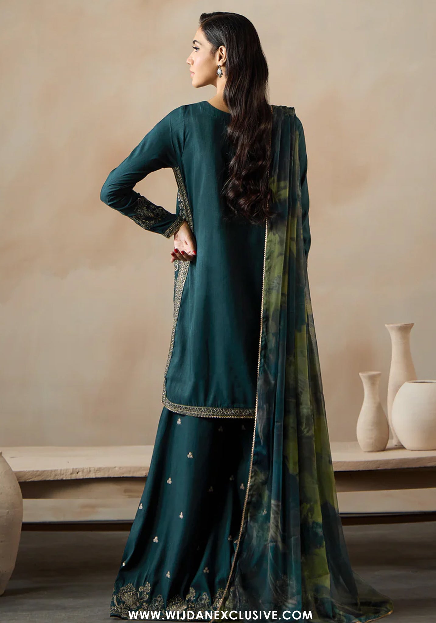 Zarif Stitched Raw Silk Embroidered Eid Collection - 2026 (ZRF-EMC 28)