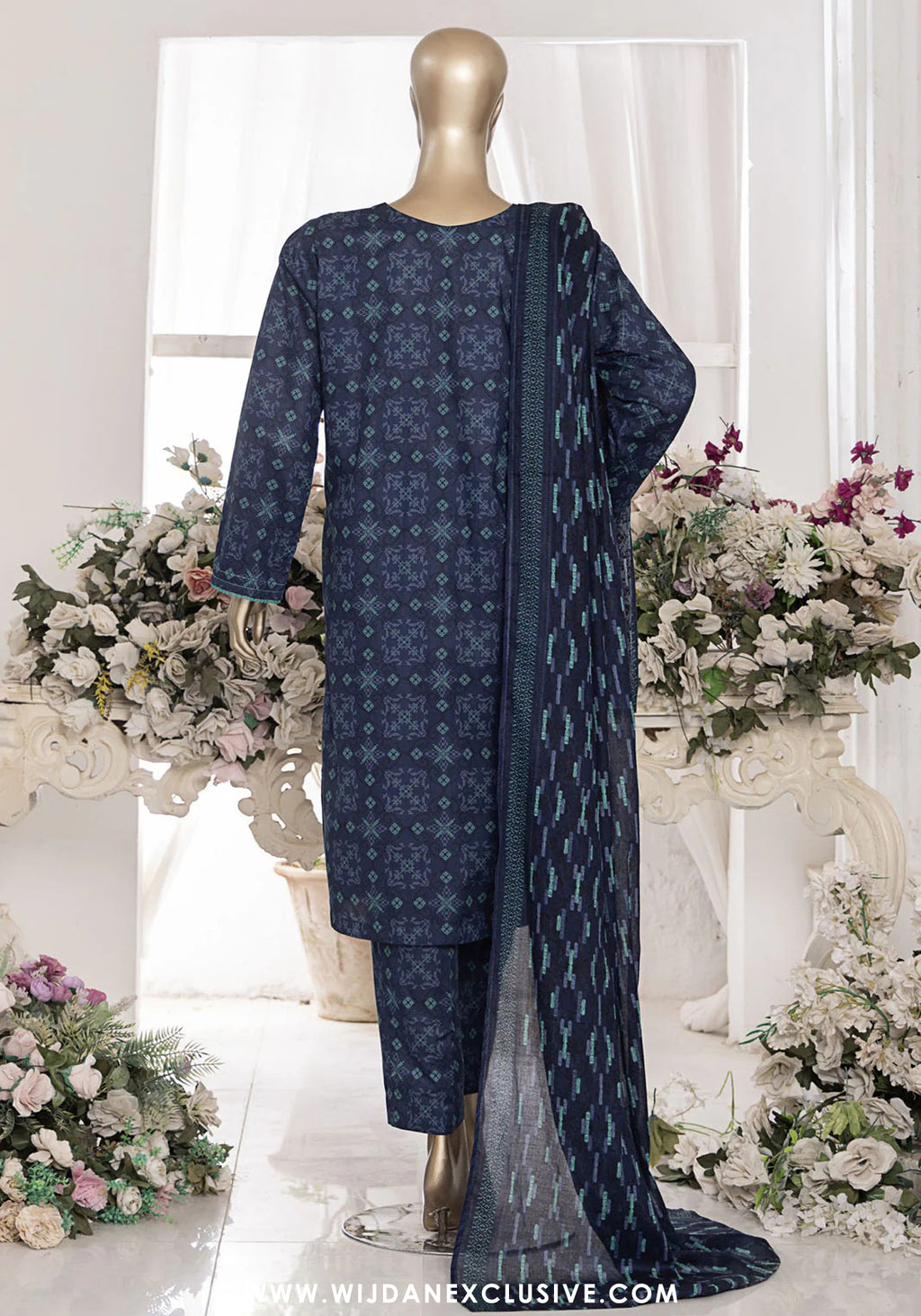 HZ Mid Summer Unstitched Printed Cambric Collection MSC-202-A