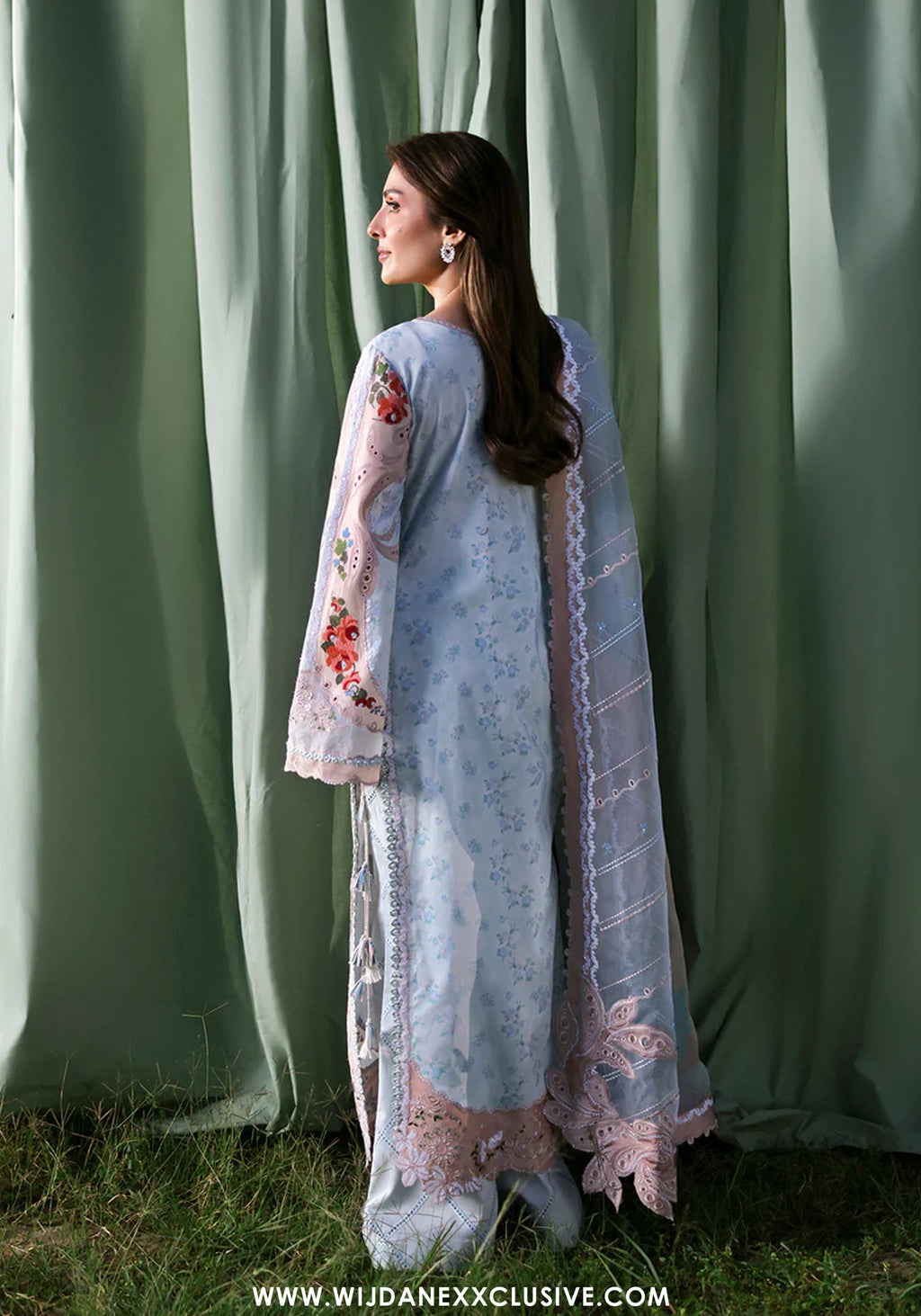Afrozeh Unstitched Luxury Embroidered A-Lawn Edit'26 (EIRENE)