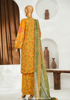 Bin Saeed Stitched Luxury Embroidered 3pc Vol-II Collection - 2026 (D-02)