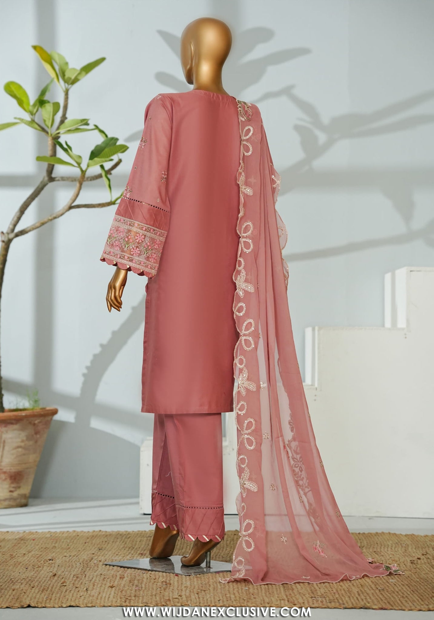 Bin Saeed Stitched Luxury Embroidered 3PC Collection - 2026 BSLE26-002