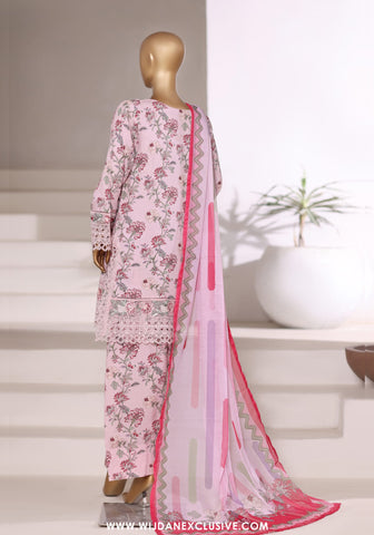 Malika by Sadabahar | Stitched Embroidered Viscose Collection - 2025 (PINK)