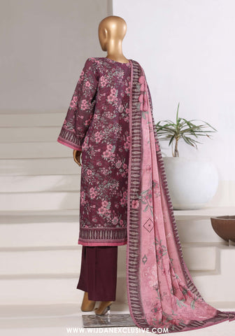 Sadabahar Stitched Printed Khaddar Shimmer Vol-II Collection - 2025 (PURPLE)
