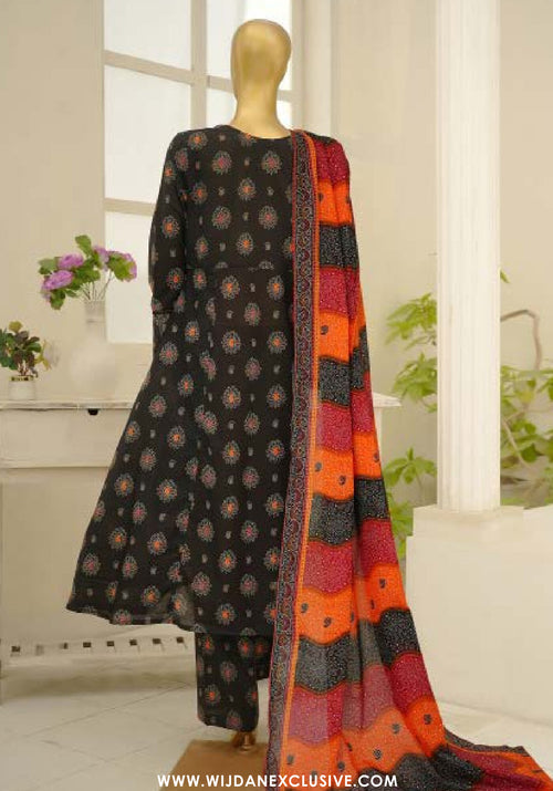Bin Saeed Stitched Luxury Festive Embroidered Frock 3pc Collection - 2026 (D-02)