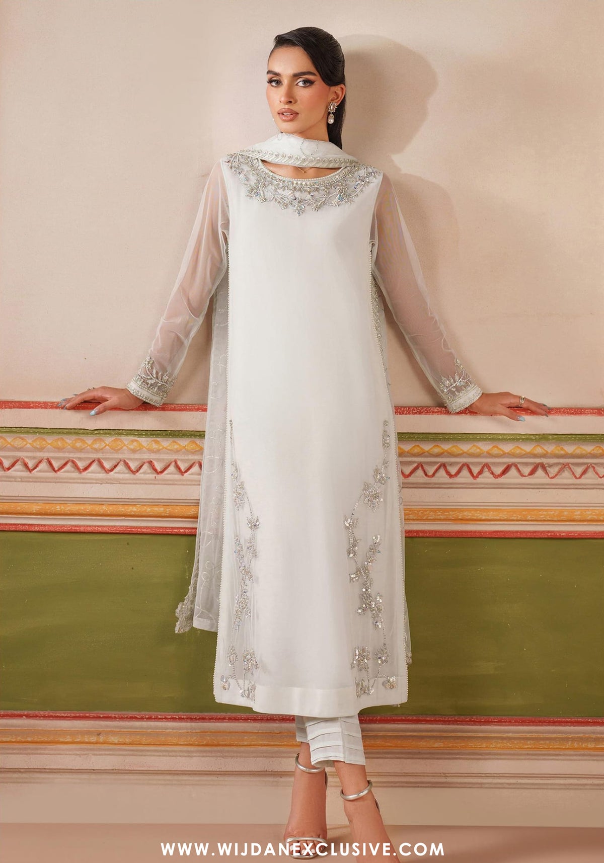 Falesia Unstitched Hand Embellished Formals - 2025 by Zarif HF-03 ROOMAY