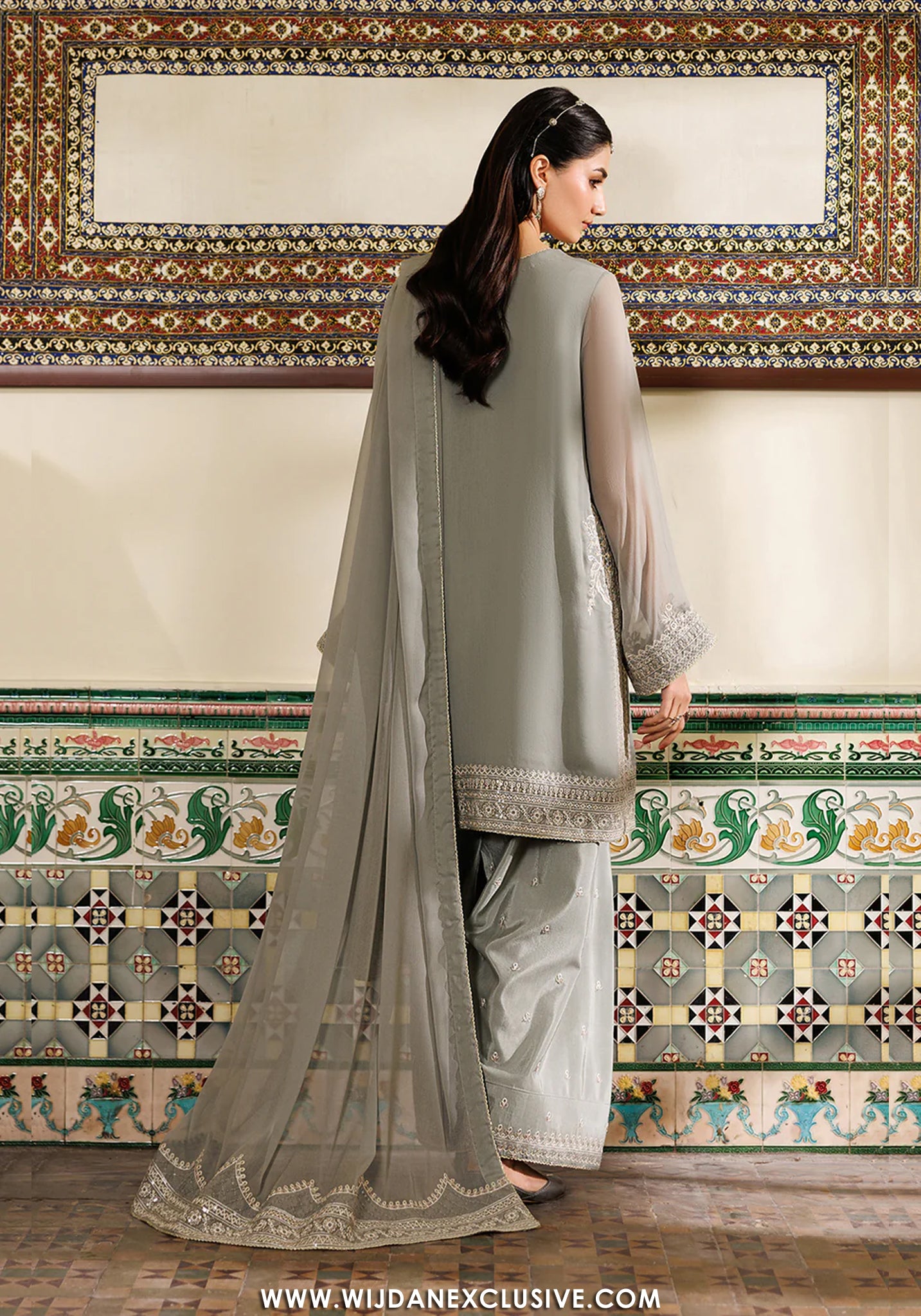 Iznik Unstitched Embroidered Chiffon Semi-Formals Collection - 2026 CC-91