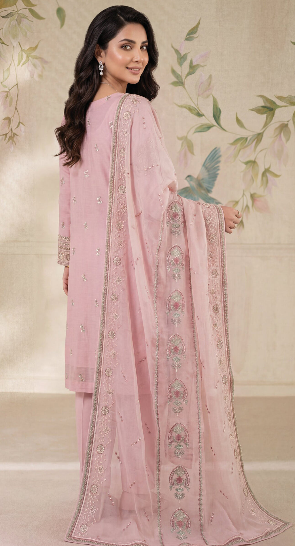 Dhamak by Wijdan | Unstitched Formal Premium Bana Dora Collection - 2026 (D-05)