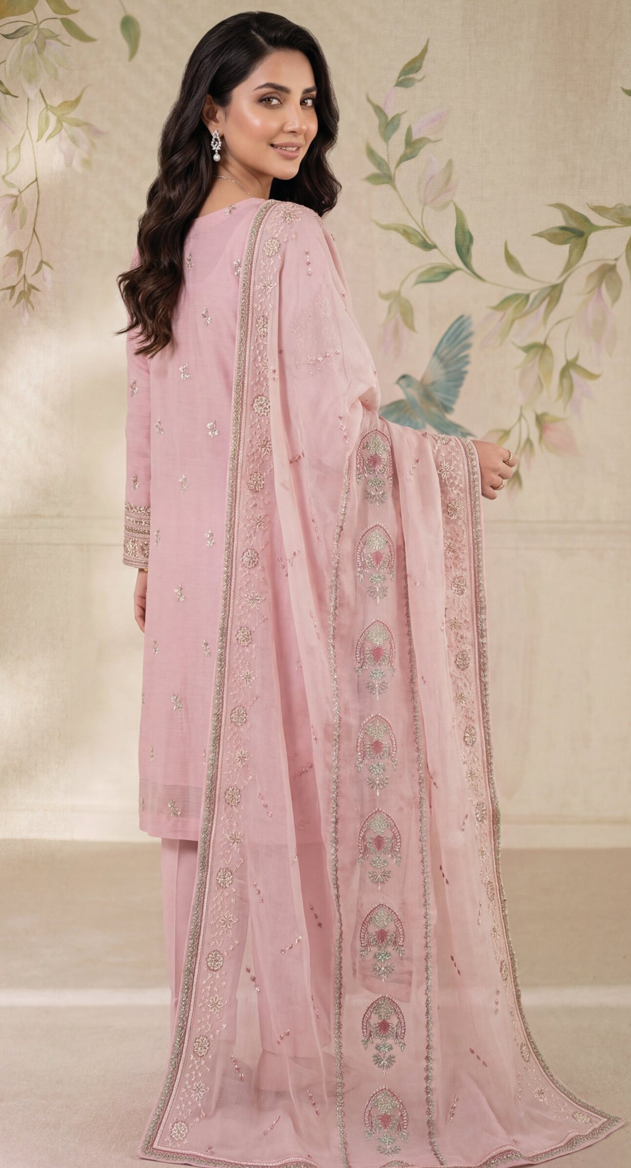 Dhamak by Wijdan | Unstitched Formal Premium Bana Dora Collection - 2026 (D-05)