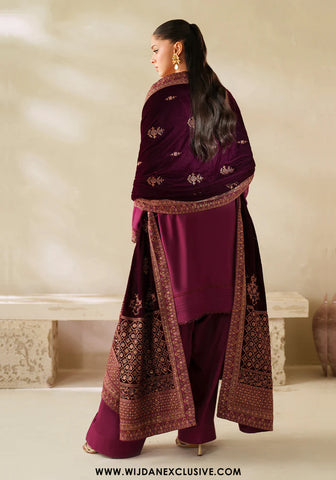 Zarif Exclusive Unstitched Velvet Shawls Collection - 2025 ZRF-VS-02