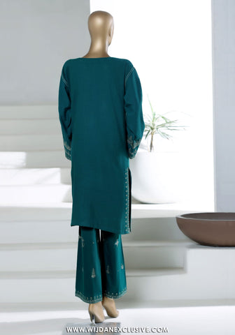 Sadabahar Vybe Stitched 2PC Co-Ords Winter Collection - 2025 (GREEN)