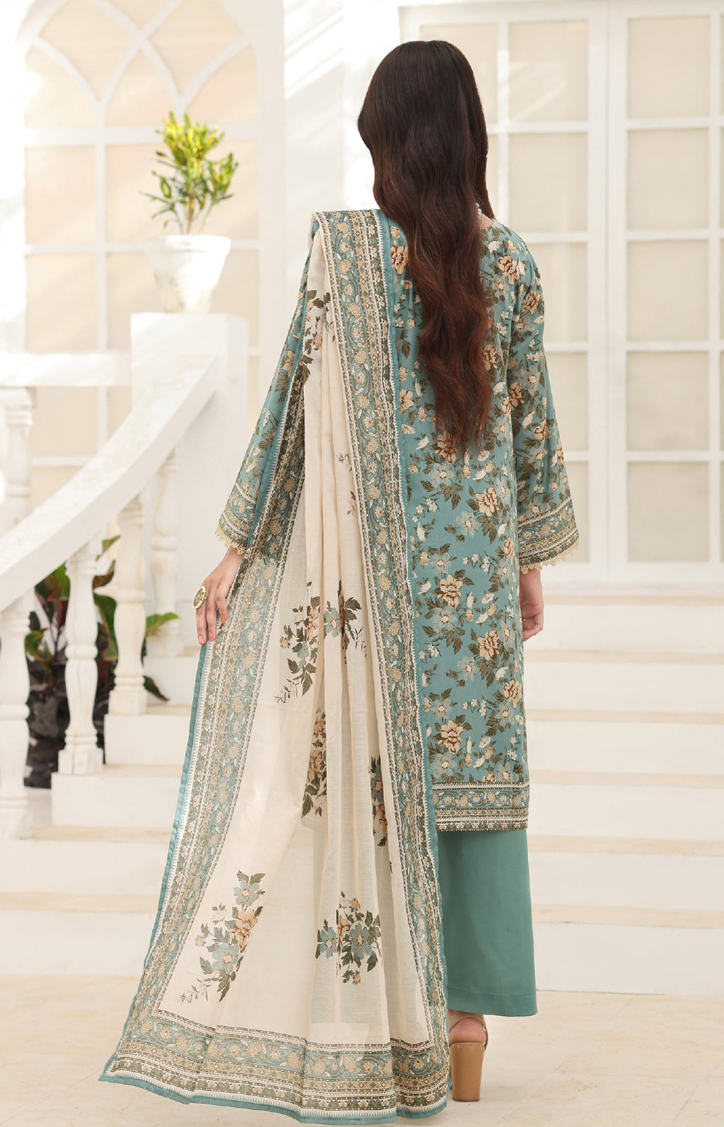 Maya by Aizal | Stitched Digital Printed Lawn Vol-03 Collection - 2026 (D-02)