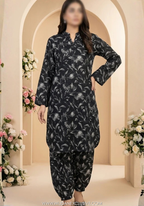 Travel Time by Amna Khadija | 2pc Stitched Printed Lawn Collection - 2026 (D-02)