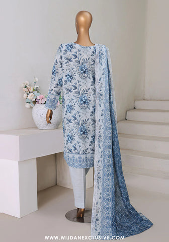 HZ Khaddar Unstitched Embroidered Chikankari Collection - 2025 KEC-104