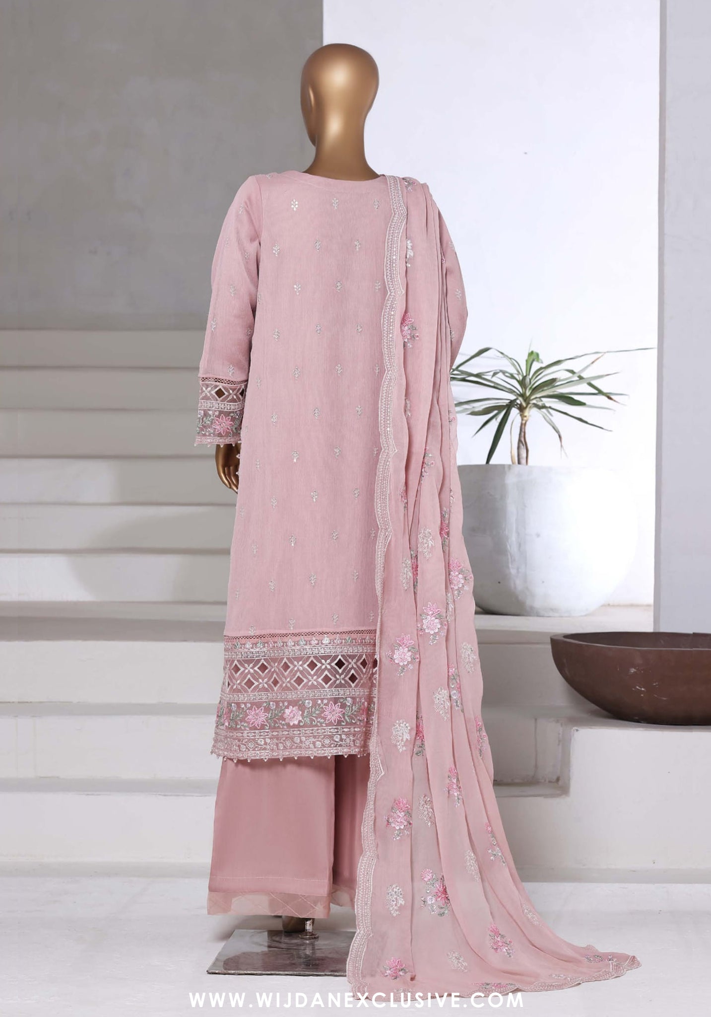 Afsanay by Sadabahar | Stitched Luxury Chiffon Vol-14 Collection - 2025 (PINK)