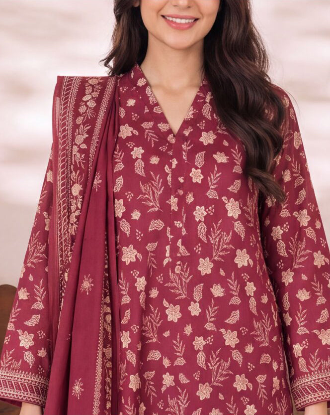VS Daman Unstitched Exclusive Cambric Printed Vol-01 Collection - 2026 (D-851)