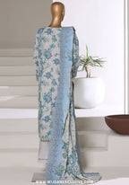 Sadabahar Stitched Laser Fusion Chikankari Khaddar Collection - 2025 (OFF-WHITE)