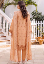 Kavya Gold by Wijdan | Unstitched Cotton Embroidered Collection - 2026 (D-02)