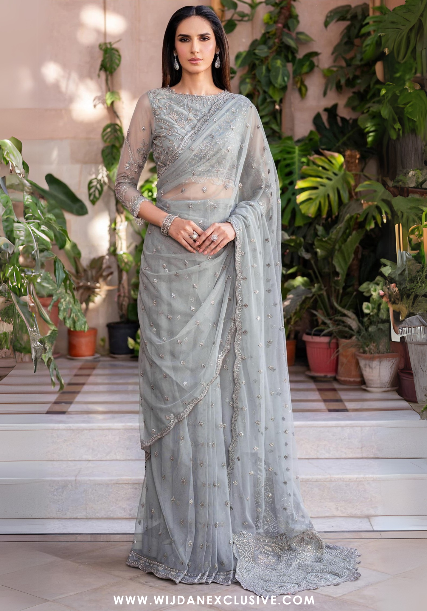Sahiba Embroidered Net Formals - 2025 by Zarif SBA-04 YASMIN