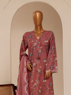 Sadabahar Cutwork Stitched 3pc Lawn Collection - 2026 (D-02)