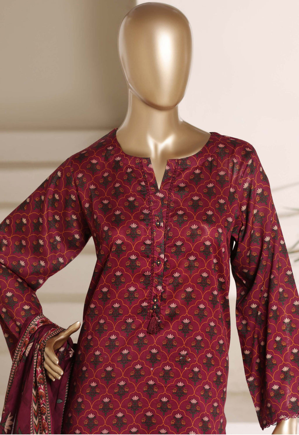 Sadabahar Stitched Printed Lawn Vol-06 Collection - 2026 (D-02)