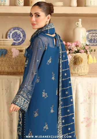 Ramsha Sonehri Unstitched Embroidered Chiffon Collection - 2025 Vol-02 BB-202