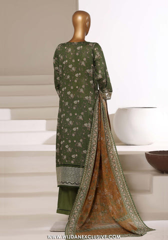Sadabahar Signature Stitched Embroidered Lawn Collection - 2026 (GREEN)