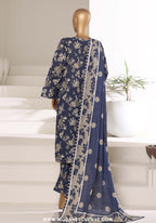 Sadabahar Stitched Printed Khaddar Vol-04 Collection - 2025 (D-02)