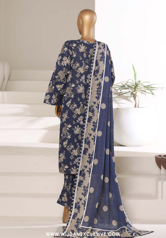 Sadabahar Stitched Printed Khaddar Vol-04 Collection - 2025 (D-02)