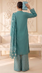 Neesha by Amna Khadija | Stitched 3pc Embroidered Collection - 2026 (D-02)