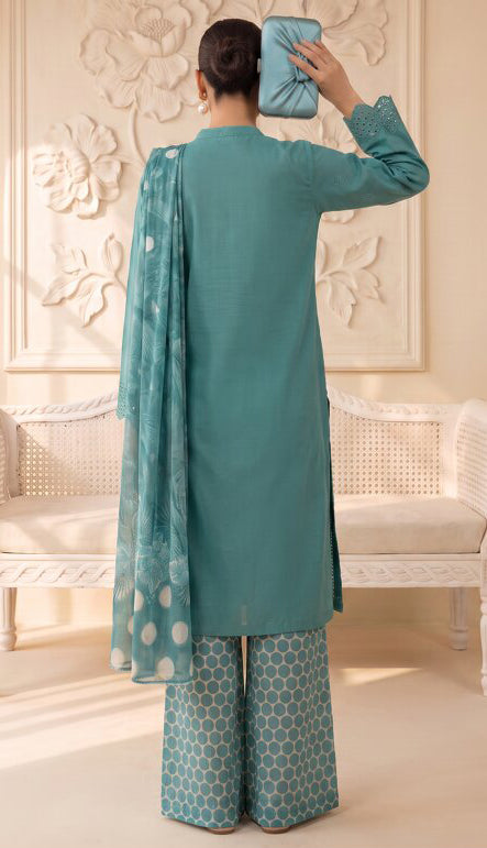 Neesha by Amna Khadija | Stitched 3pc Embroidered Collection - 2026 (D-02)