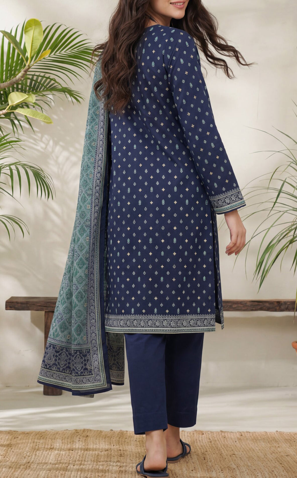 VS Daman unstitched Exclusive Printed Lawn Vol-04 Collection - 2026 (D-848)
