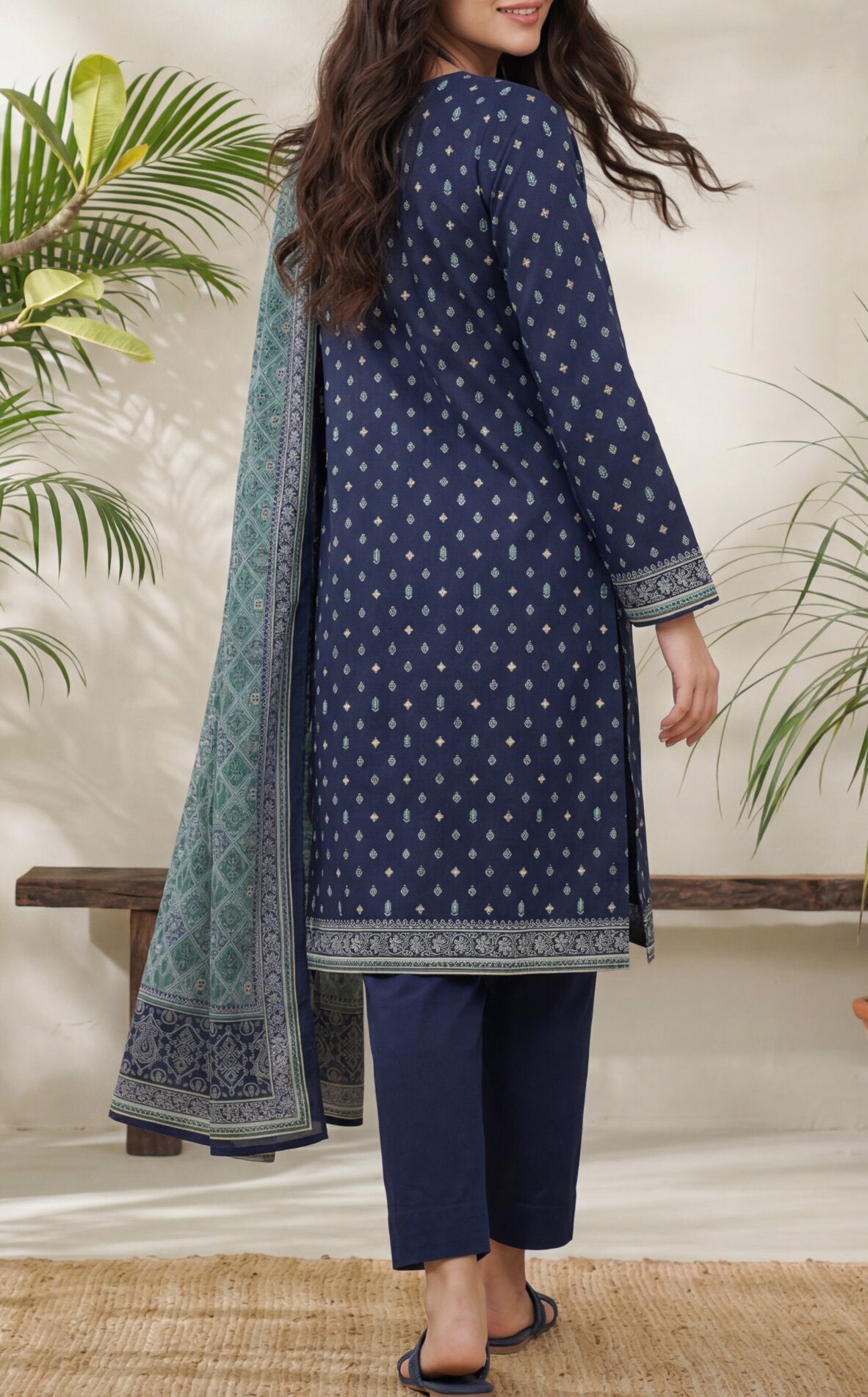 VS Daman unstitched Exclusive Printed Lawn Vol-04 Collection - 2026 (D-848)