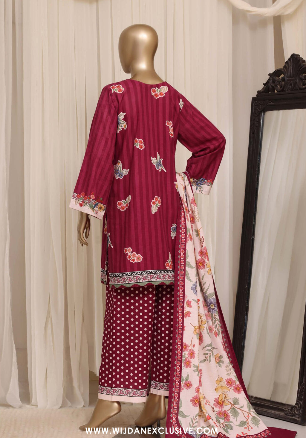 Sadabahar Stitched Printed Khaddar Collection - 2026 (D-02)