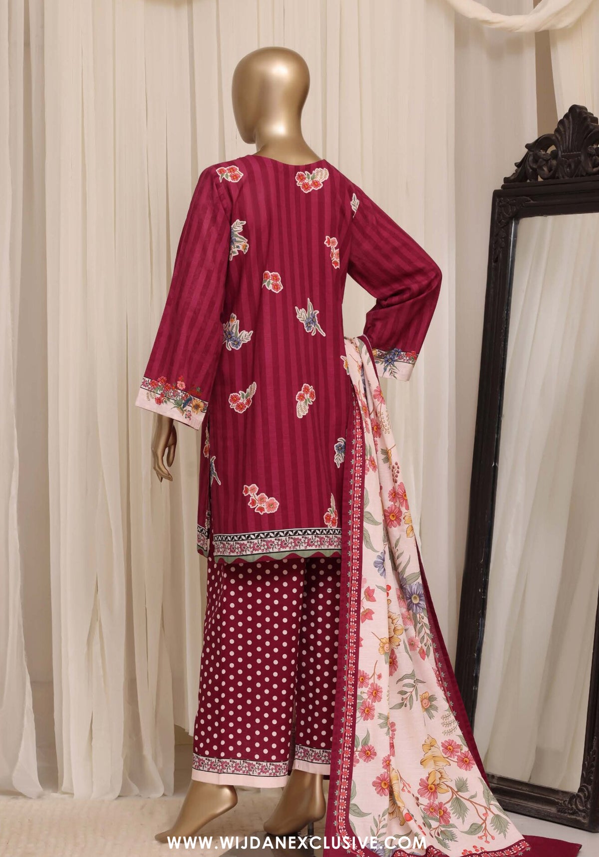 Sadabahar Stitched Printed Khaddar Collection - 2026 (D-02)