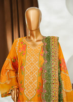 Bin Saeed Stitched Luxury Embroidered 3pc Vol-II Collection - 2026 (D-02)