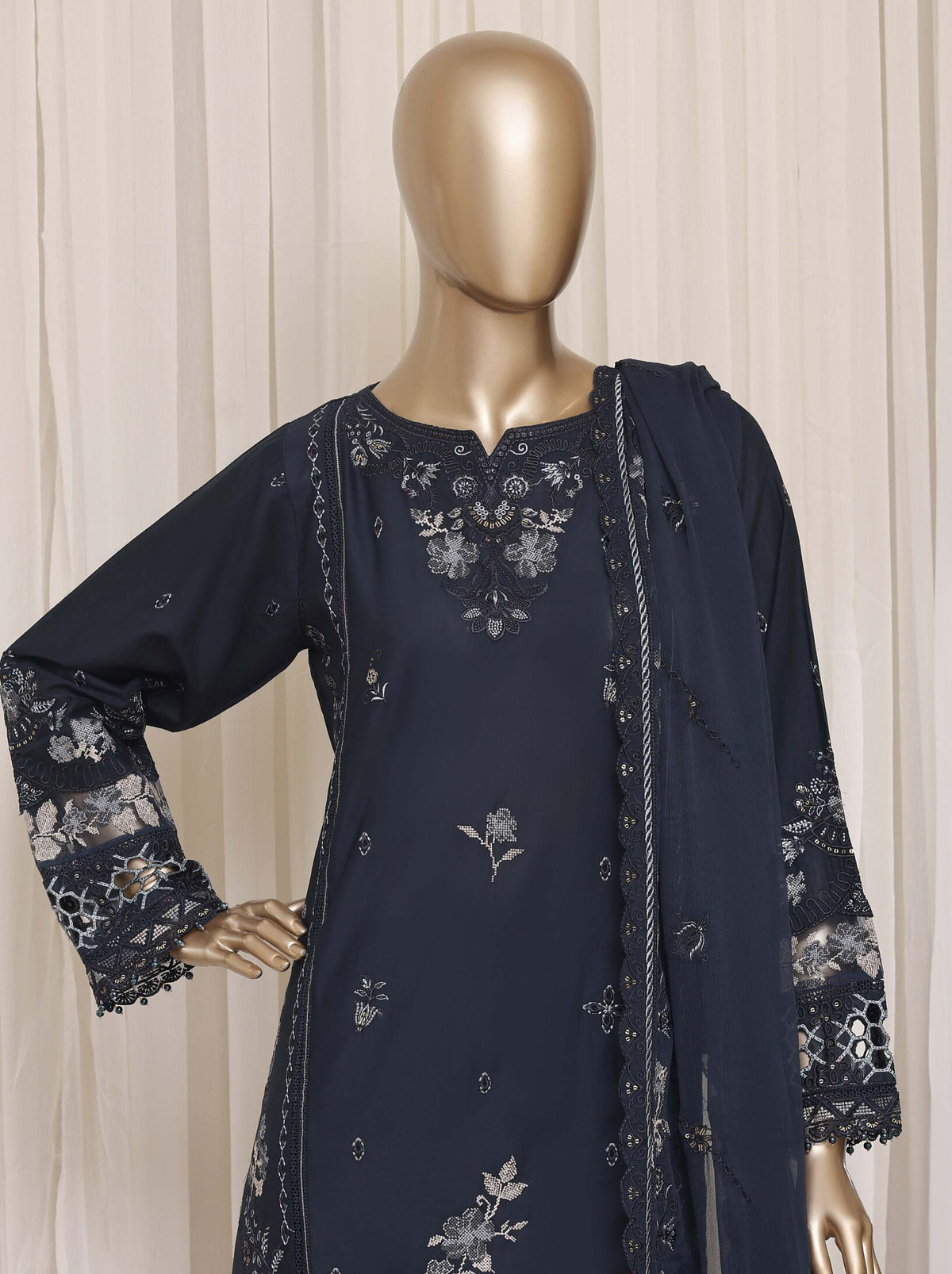 Sadabahar Stitched Luxury Embroidered Festive Vol-08 Collection - 2026 (D-02)