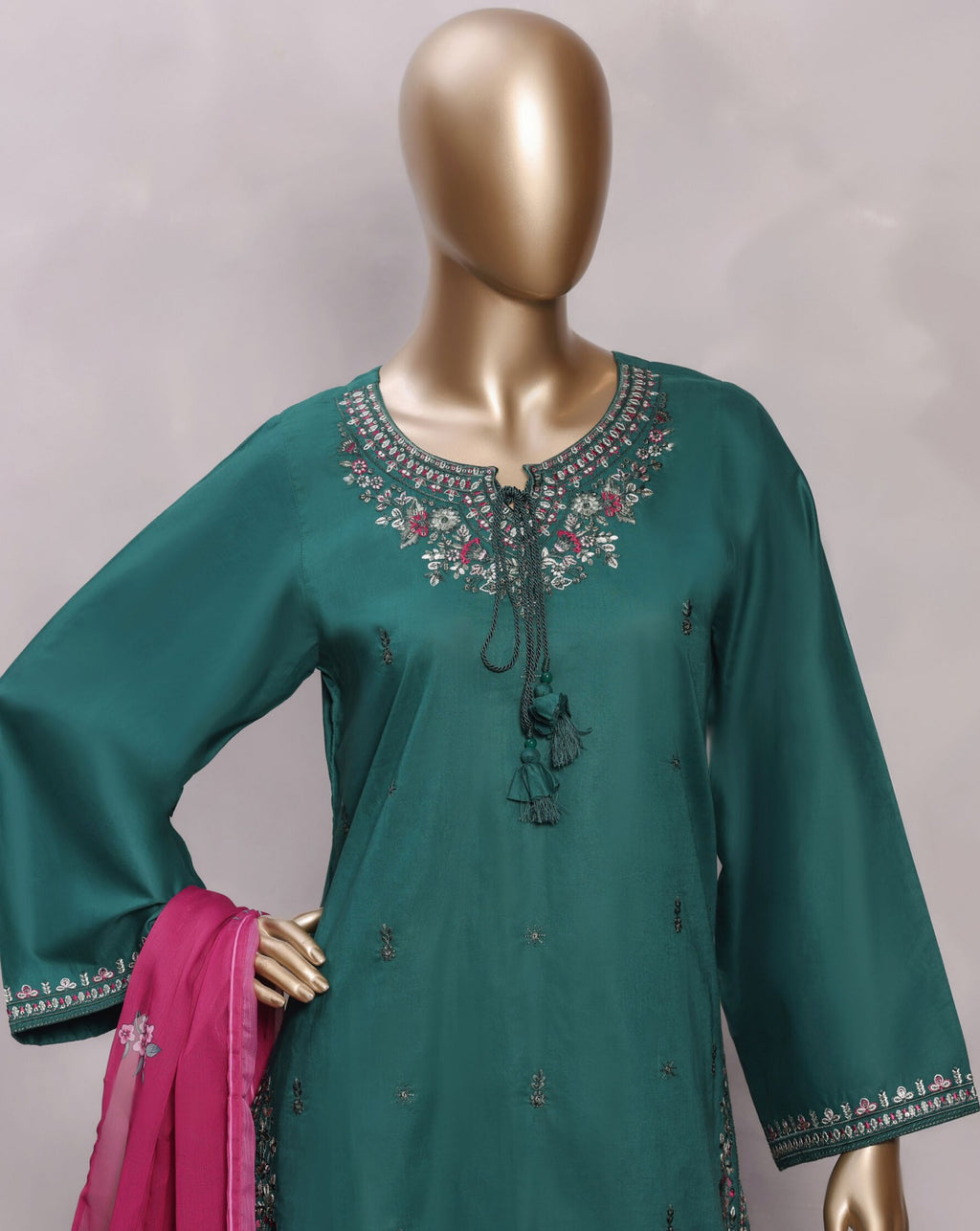 Eclair by Sadabahar | Stitched 3pc Embroidered Lawn Vol-03 Collection - 2026 (D-02)