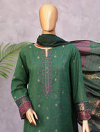 HZ Turkish Jacquard Embroidered Unstitched Vol-01 Collection - 2026 (TJE-7113)