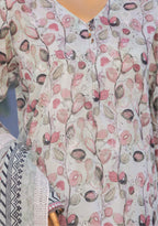 HZ Premium Unstitched Embroidered Lawn Collection - 2026 PEC-613