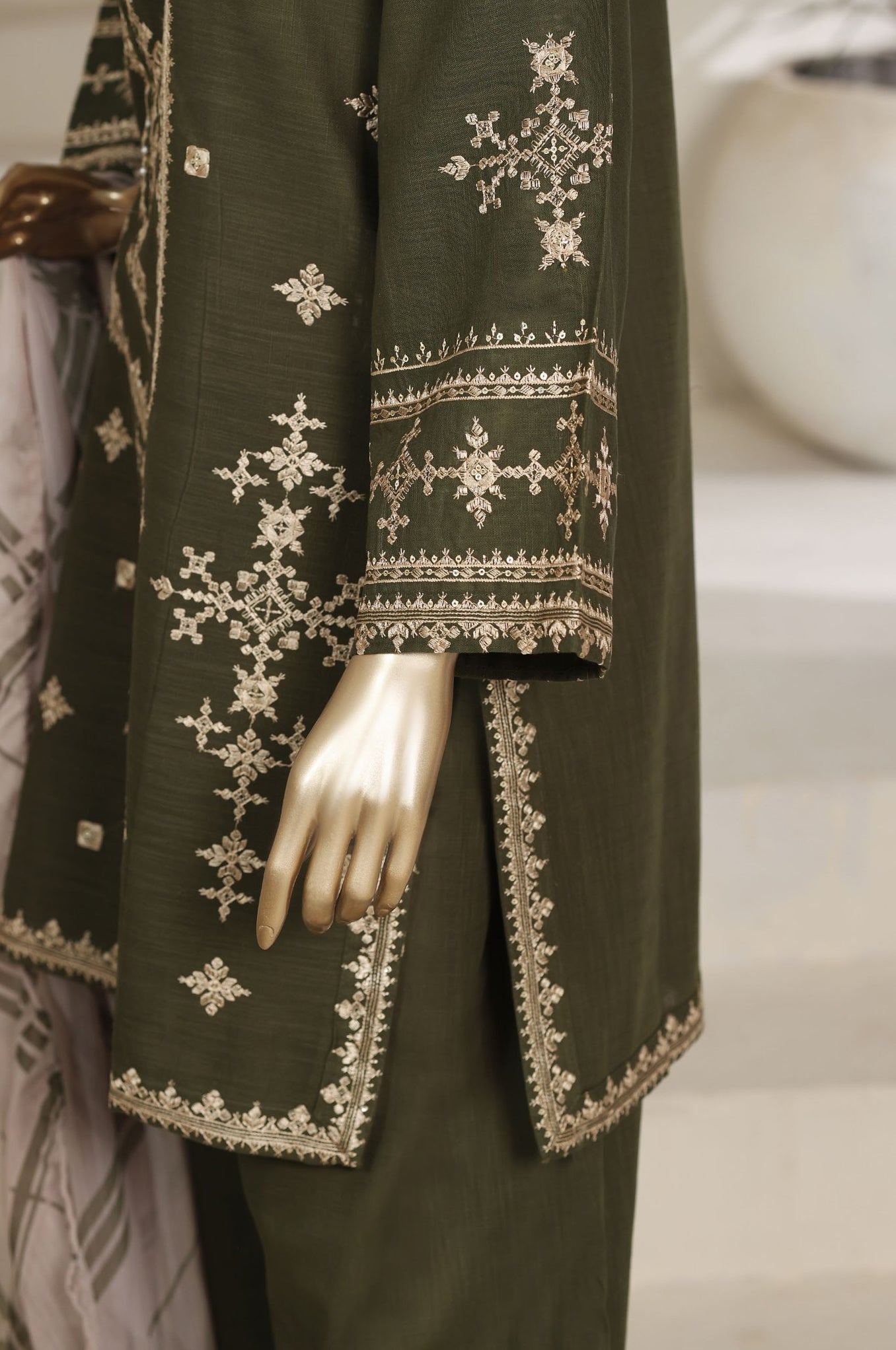 Sadabahar Stitched 3PC Festive Embroidered Cotton Co-Ords Collection - 2026 SB26FEC-02