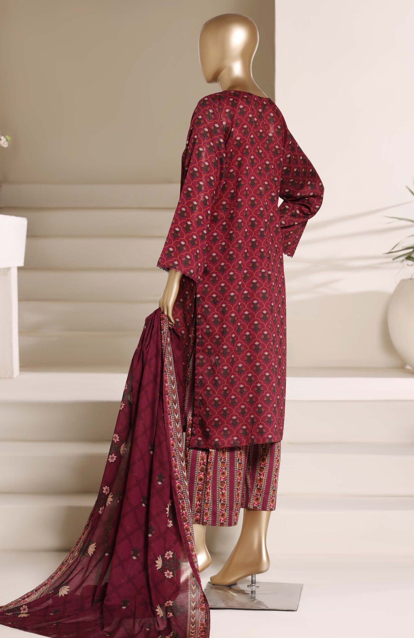 Sadabahar Stitched Printed Lawn Vol-06 Collection - 2026 (D-02)