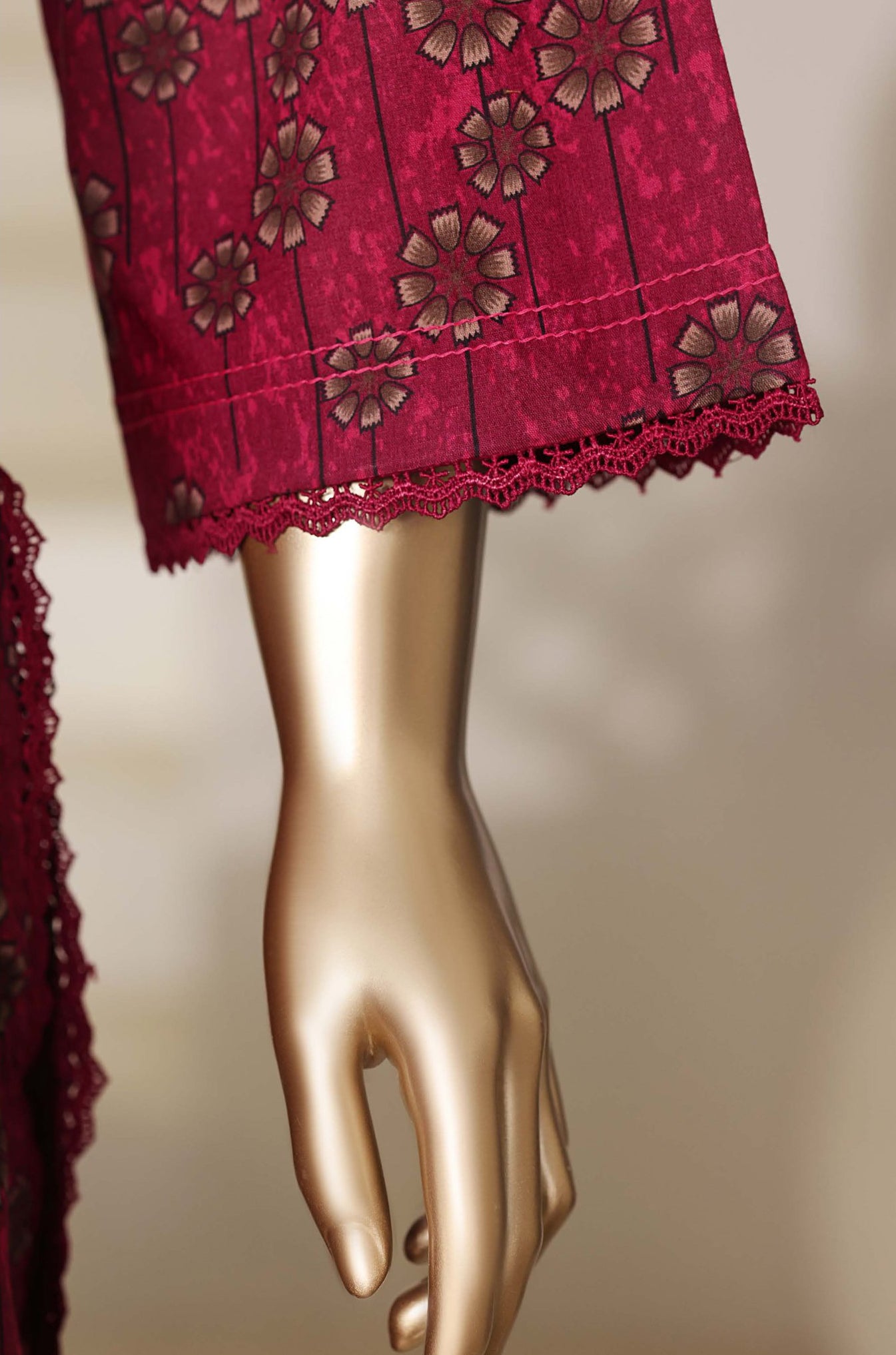 Sadabahar Stitched Printed With Shalwar Collection - 2026 (D-02)