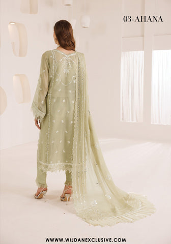 Dhagaay Unstitched Chiffon Collection - 2025 by Alizeh DHG-5031 AHANA